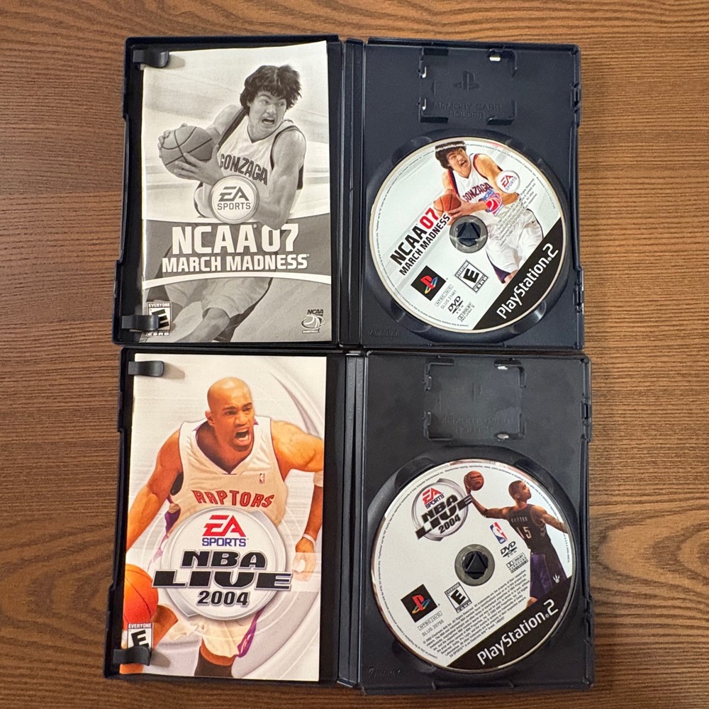 EA Sports & Sega Basketball Bundle PS2 Good NBA Live 2K5 NCAA 07 Set - Picture 3 of 6